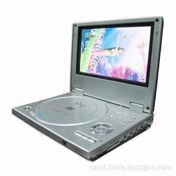 7-inch Portable DVD Player with Parental Lock, USB and Card Reader